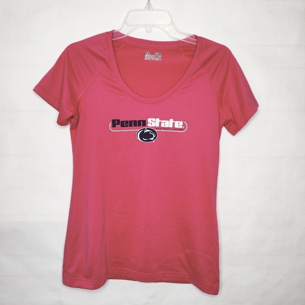 Under Armour Pink Penn State Heat Gear Top Small
